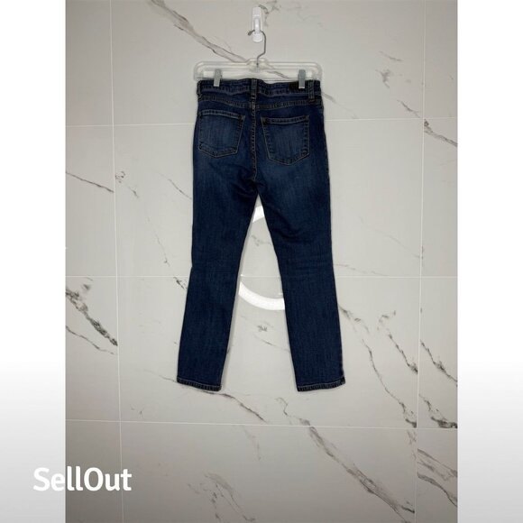 STS Blue Women's Distressed Skinny Jeans Size 27 Dark Wash Denim - Picture 4 of 7